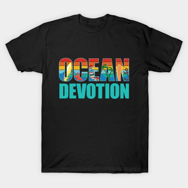 Ocean Devotion T-Shirt by Plaid Lizard Design